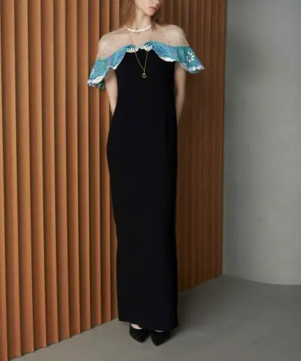 Mame Kurogouchi マメクロゴウチ ワンピースドレス サイズ1 mame kurogouchi(マメクロゴウチ) 18SS mame Nostalgic Pattern