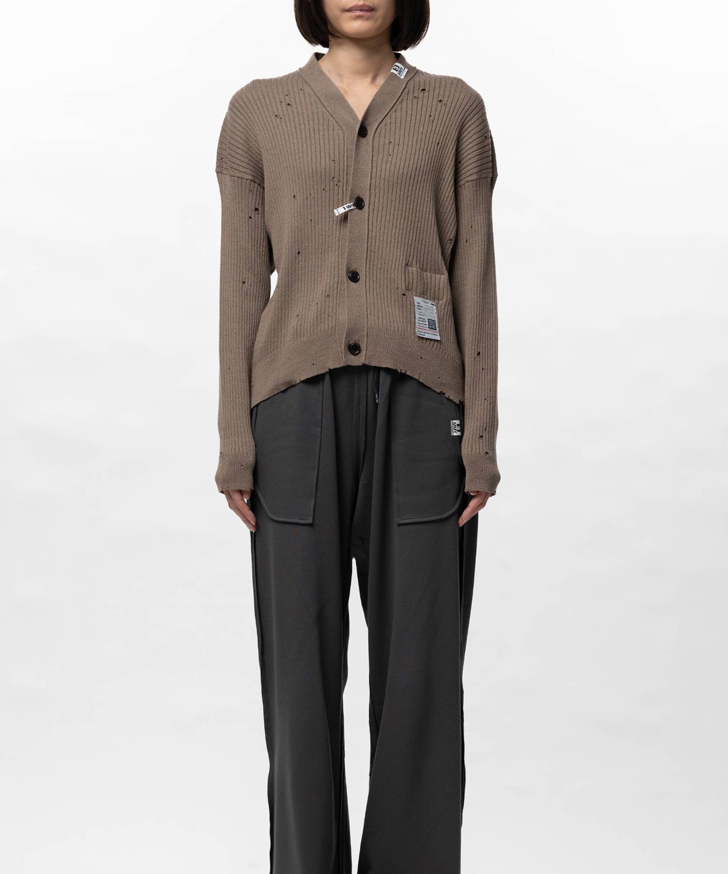 Distressed Knit Cardigan
