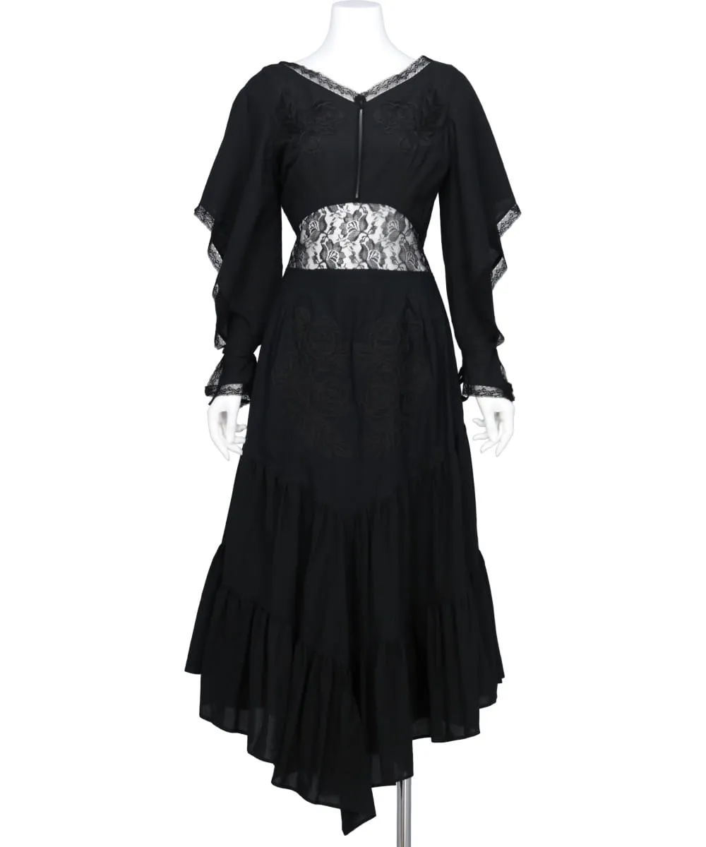 FUMIETANAKA_SQUAER LACE OP_ワンピース